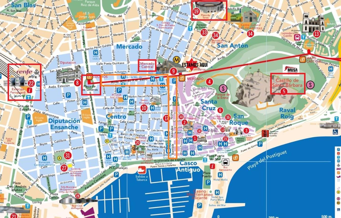 Arimat Urban Flat Zona Centro Mercado Rambla Alicante Ngoại thất bức ảnh